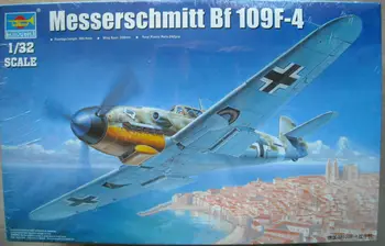  Trompetistul 02292 1/32 germană BF109F-4 Avion avion Avion Avion Kit Model TH06908-SMT2