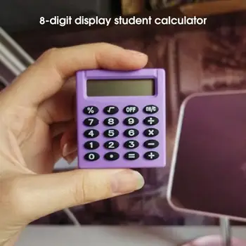  Util Calculator De Buzunar Stil Simplu, Convenabil Mini-Calculator 8 Culori Mini Calculator