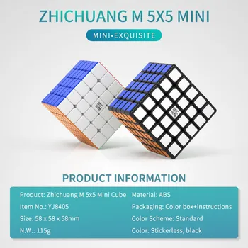  YJ Zhilong Mini 3x3 M 4x4 5x5 M M Magnetice Viteza de Cuburi de Dimensiuni Mici YongJun Zhilong 3M 4M 5M Frământa Jucării Cubo Magico Puzzle