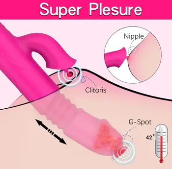  Încălzirea se Întinde Dildo-uri, Vibratoare pentru Femei punctul G Clitoris Vagin Stimulator Vibratoare sex Feminin Masturbator Adult Jucarii Sexuale