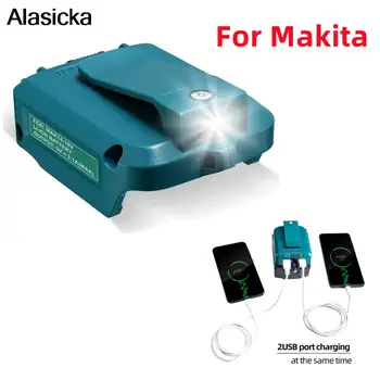  Înlocuirea ADP05 Sursă de Alimentare Dual USB Încărcător Adaptor pentru Makita LXT Litiu-Ion 14.4 V 18V Convertor cu LED-uri Lumina