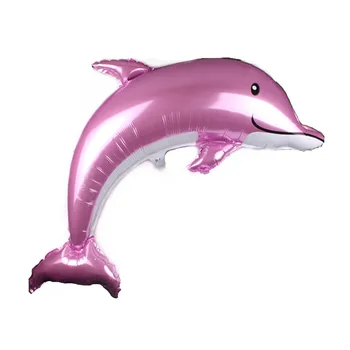  Știri 118cm Mare Delfin Baloane Folie Animale, Desene animate, Baloane Copii Pește Petrecerea de Nunta Decoratiuni Lumea Mare Decor
